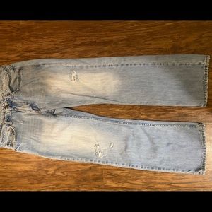 Men’s American Eagle distressed bootcut jeans